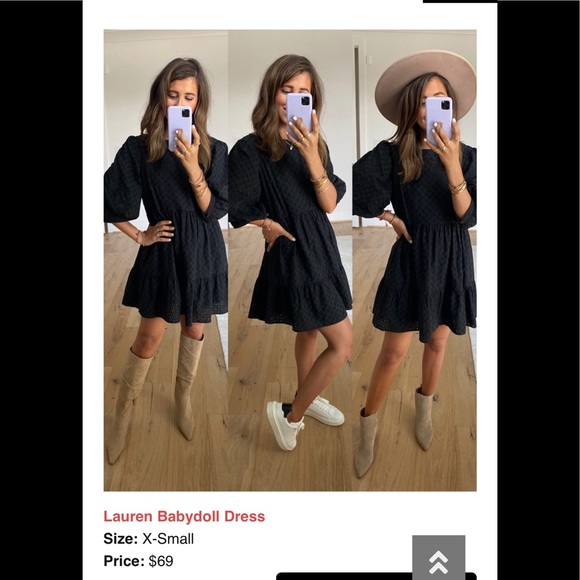 WAYF Dede x Emily Eyelet Lauren Dress with Slip NWT - Picture 3 of 16